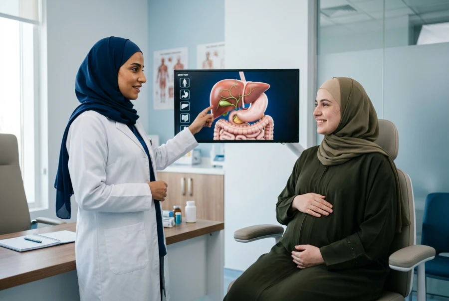 فحص كبد شامل للحمل الآمن - تحليل وظائف الكبد الموسع لركود الصفراء الكبدي