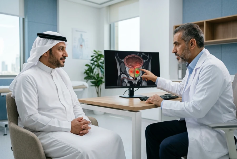 دقة متناهية في فحص البروستاتا - تصوير الرنين المغناطيسي المتقدم للبروستاتا (mpMRI)