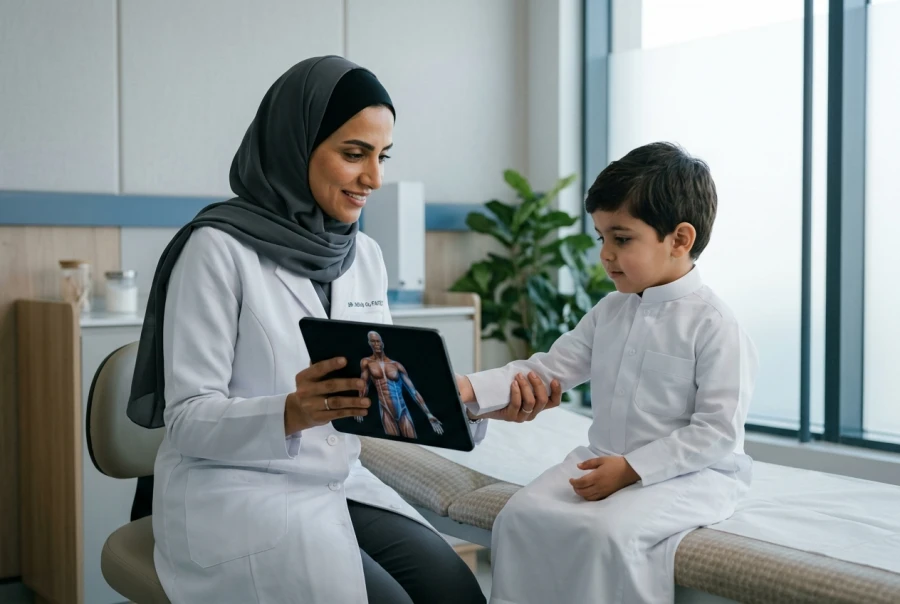 اطمئن على حركة وقوة طفلك - فحص تقييم ارتخاء وتوتر العضلات للأطفال