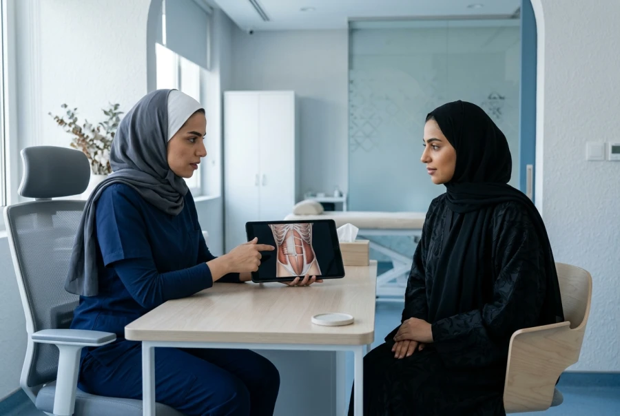 استعيدي قوة عضلاتك بعد الولادة - برنامج تقوية عضلات البطن العميقة بعد الولادة