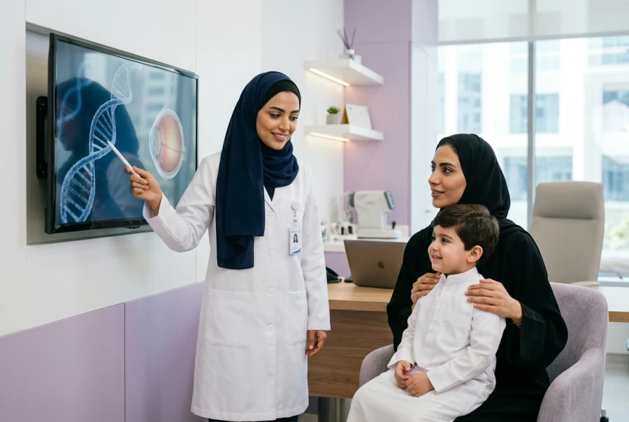 احمِ طفلك بالفحص الجيني المبكر - تحليل التسلسل الجيني لجين RB1 لسرطان الشبكية
