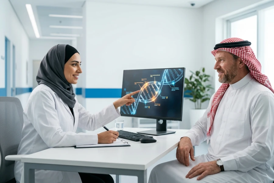 دليل استجابة جسمك للعلاجات المناعية - فحص قياس العبء الطفري للورم (TMB)